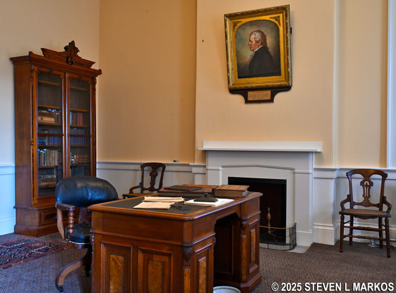 Collector's private office in the U.S. Custom House, part of Salem Maritime National Historical Park