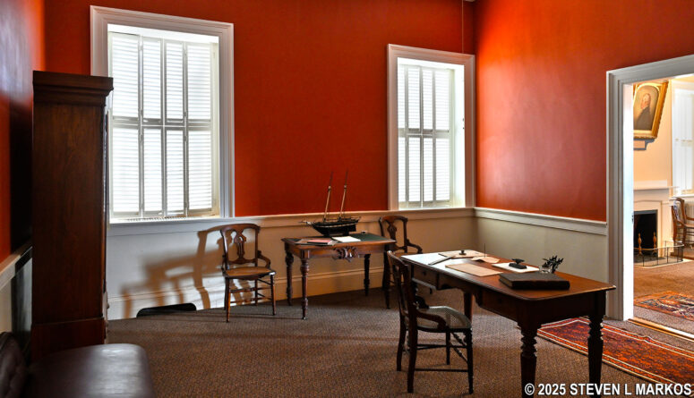 Collector's private meeting room in the U.S. Custom House, part of Salem Maritime National Historical Park