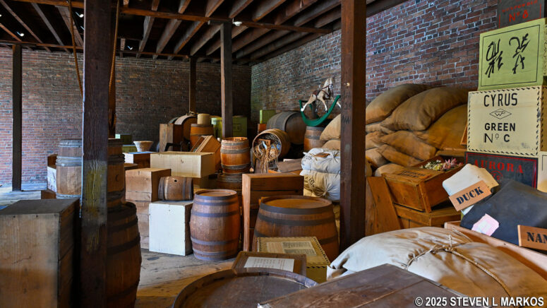 Inside the Public Stores at Salem Maritime National Historical Park