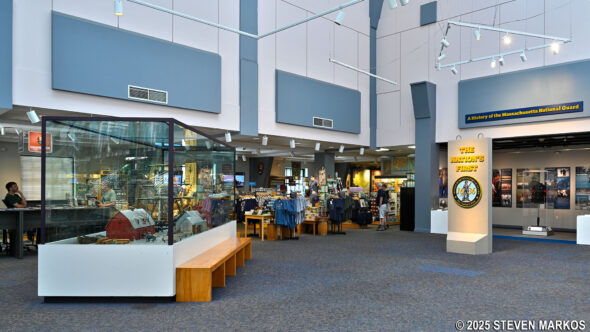 Inside the Salem Armory Visitor Center at Salem Maritime National Historical Park