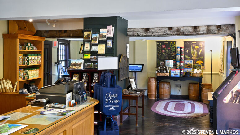 Inside the Visitor Center at Saugus Iron Works National Historic Site