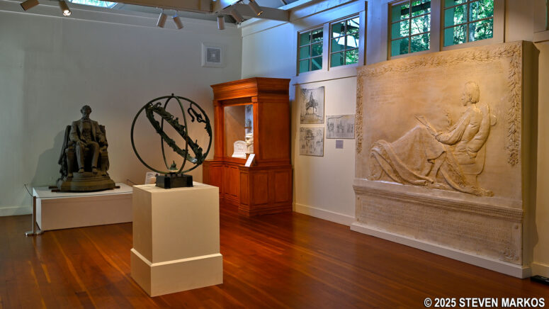 Inside the New Gallery at Saint-Gaudens National Historical Park