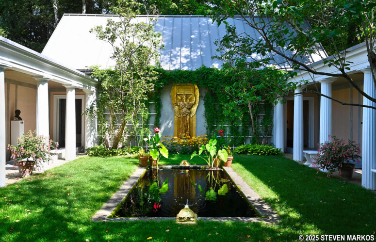 The Atrium between the New Gallery and Picture Gallery at Saint-Gaudens National Historical Park