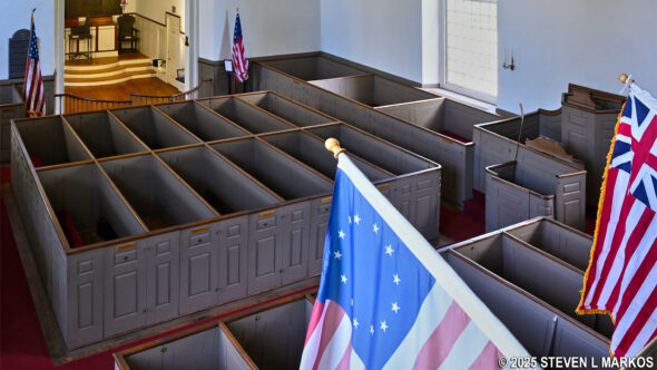 Interior of Saint Paul's Church in Mount Vernon, New York