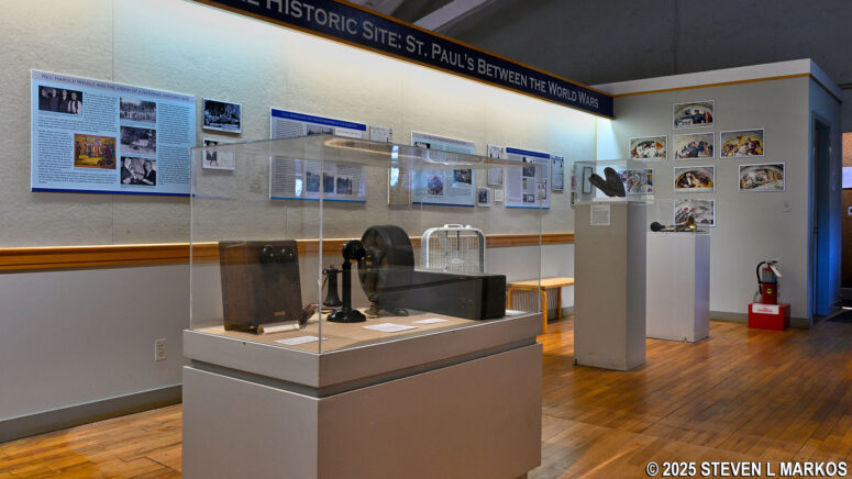 Museum at the Visitor Center for Saint Paul's Church National Historic Site
