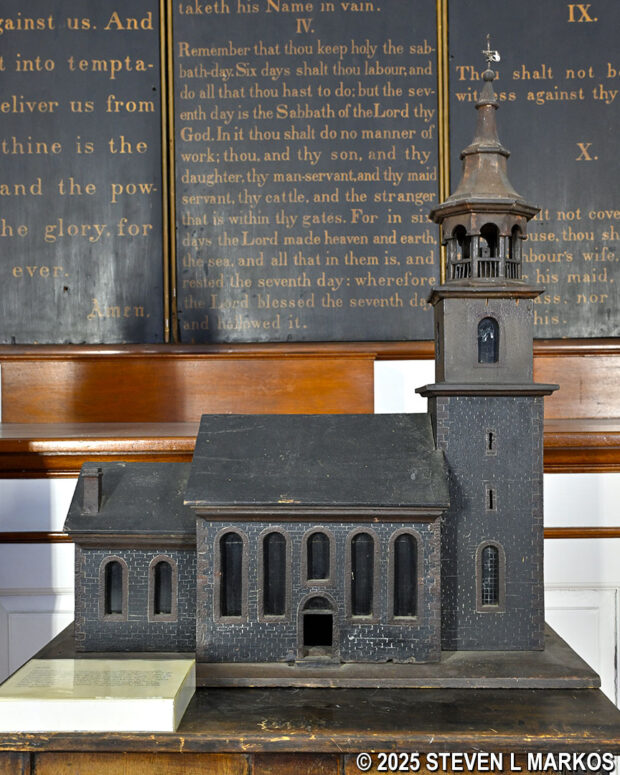 Model created in 1865 of Saint Paul's Church, Saint Paul's Church National Historic Site
