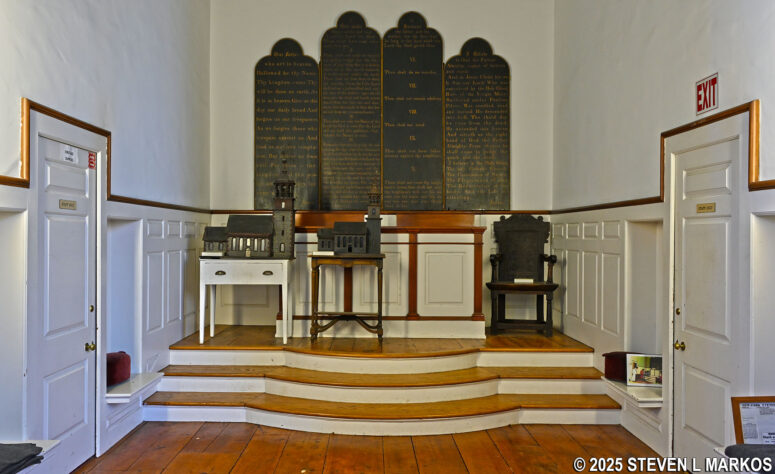 Alter and chancel of Saint Paul's Church, Saint Paul's Church National Historic Site