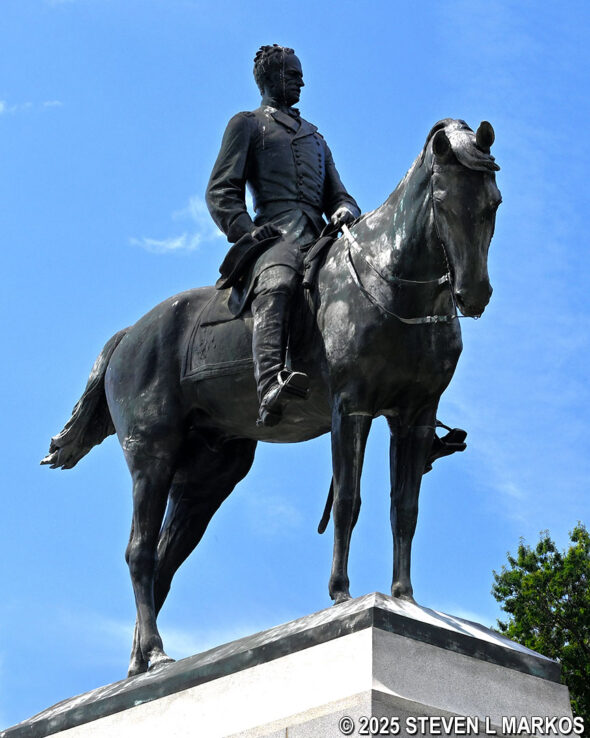Sherman sculpture of the General William Tecumseh Sherman Monument, part of the President's Park in Washington, D.C.