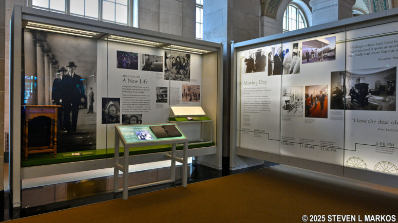 Exhibits in the White House Visitor Center cover many topics and are filled with historical photographs