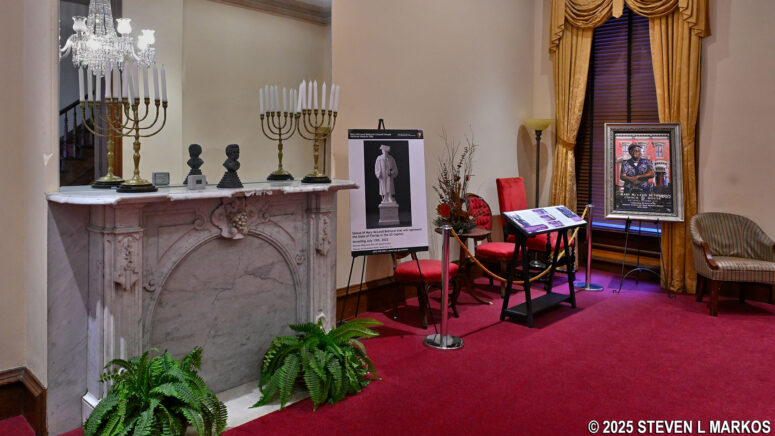 Parlor in the National Council of Negro Women's 1943-1966 headquarters building, Mary McLeod Bethune Council House National Historic Site