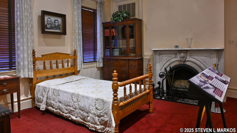 President's Bedroom in the National Council of Negro Women's 1943-1966 headquarters building, Mary McLeod Bethune Council House National Historic Site
