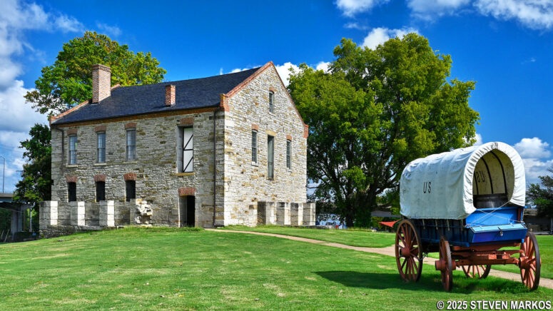 Commissary building at Fort Smith National Historic Site