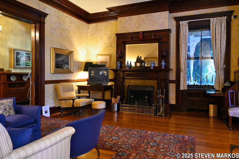 Main Hall of the Billings Mansion, Marsh-Billings-Rockefeller National Historical Park