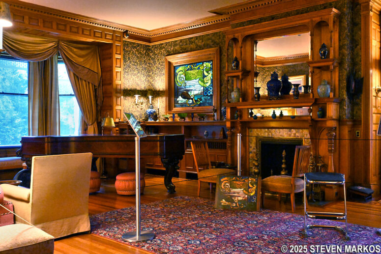 Parlor in the Billings Mansion at Marsh-Billings-Rockefeller National Historical Park