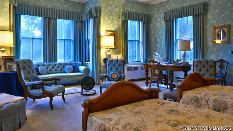 Master Bedroom in the Billings Mansion at Marsh-Billings-Rockefeller National Historical Park