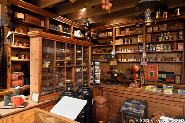 Country store exhibit at the Billings Farm and Museum in Woodstock, Vermont