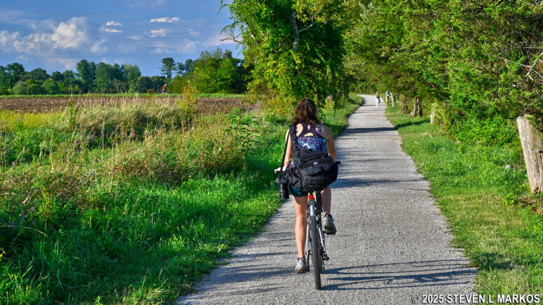 Scenery along the Battle Road Trail in Minute Man National Historical Park