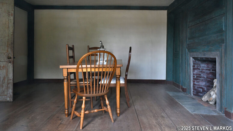 Interior of the Colonel James Barrett House in Minute Man National Historical Park