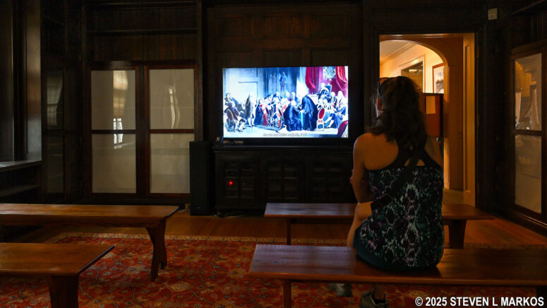 Media room at Minute Man National Historical Park's North Bridge Visitor Center