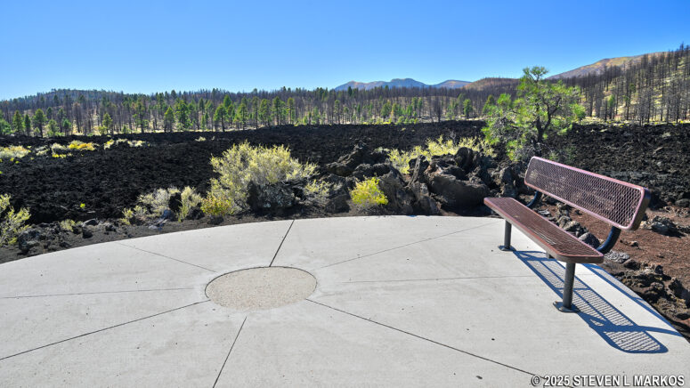 End of the Bonito Vista Trail at Sunset Crater Volcano National Monument