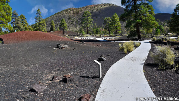 Lava Flow Trail at Sunset Crater Volcano National Monument