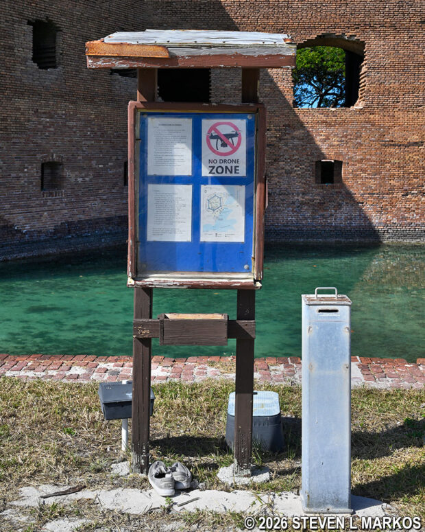 Campground pay station on Garden Key, Dry Tortugas National Park
