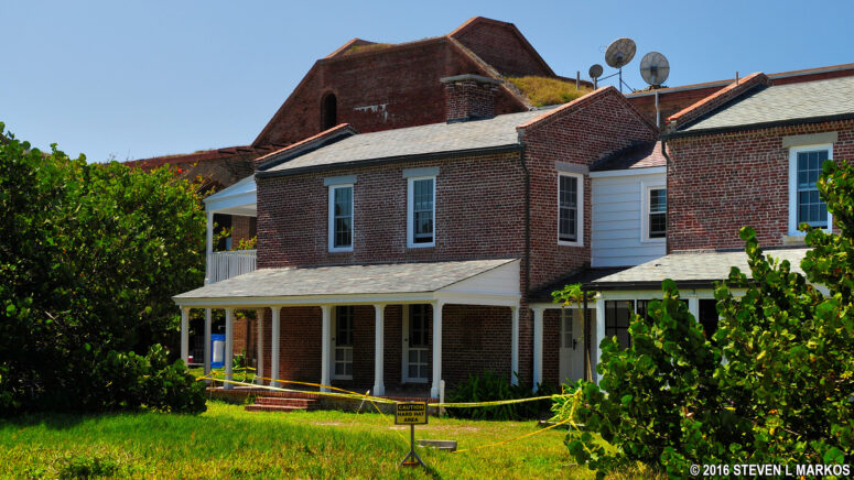 Engineering Officers’ Quarters at Fort Jefferson on Garden Key in Dry Tortugas National Park