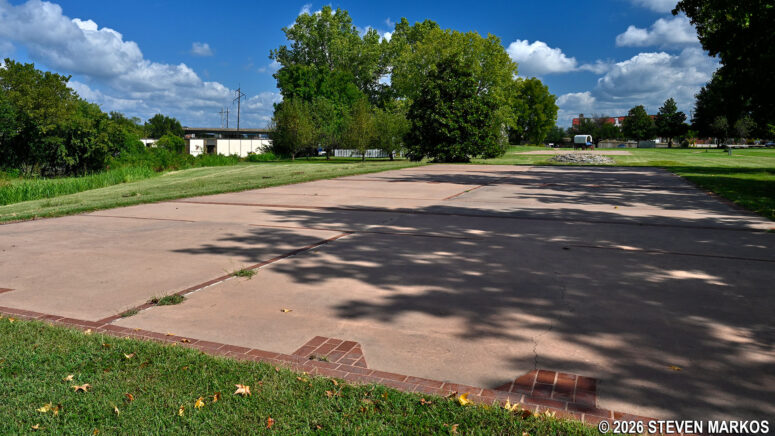 Location of the Officers' Quarters at Fort Smith National Historic Site