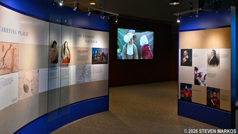 One of three short films shown inside the Visitor Center at Fort Stanwix National Monument