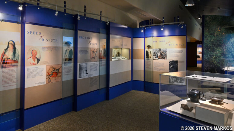 Museum inside the Visitor Center at Fort Stanwix National Monument