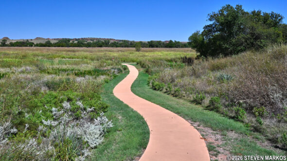 Washita Battlefield Trail at Washita Battlefield National Historic Site