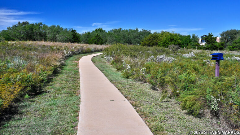 Typical terrain on the Dust and Fire Trail at Washita Battlefield National Historic Site