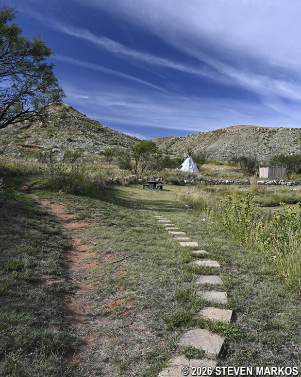 Start of the Mesquite Trail at Alibates Flint Quarries National Monument