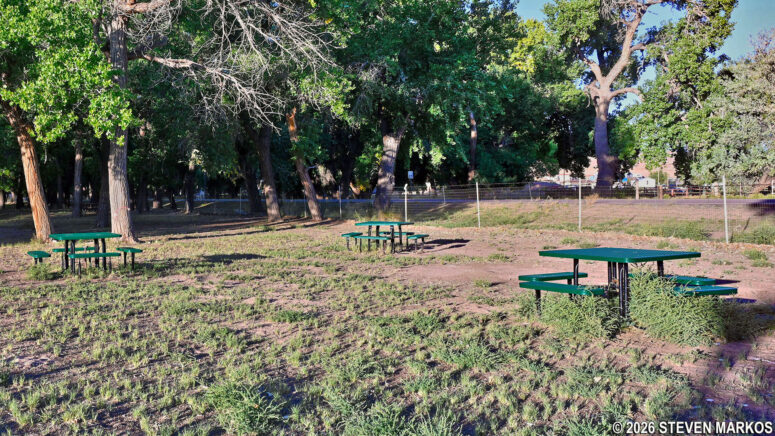 Picnic area at Canyon de Chelly National Monument