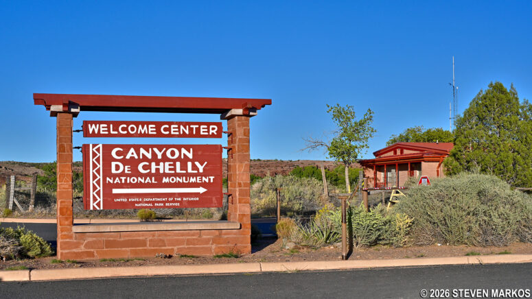 The Welcome Center at Canyon de Chelly National Monument