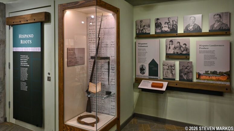 Exhibits on the Hispanos at the Fort Union National Monument Visitor Center