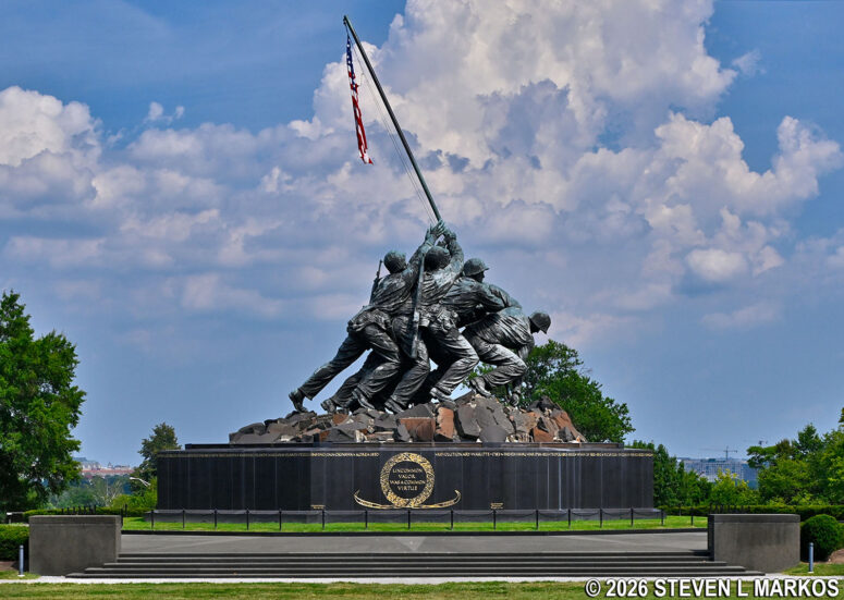 U. S. Marine Corps Memorial in Arlington Ridge Park
