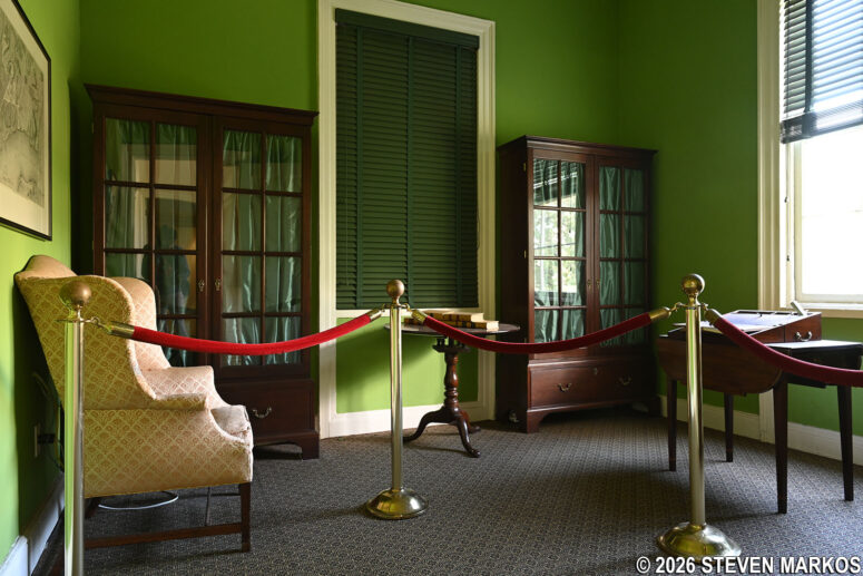 Alexander Hamilton's study in The Grange, Hamilton Grange National Memorial