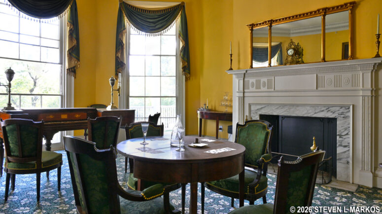 Parlor of Alexander Hamilton's summer home, The Grange, Hamilton Grange National Memorial
