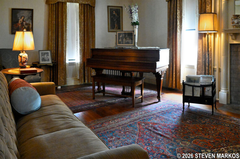 Parlor of the Kennedy home on Beals Street, John Fitzgerald Kennedy National Historic Site