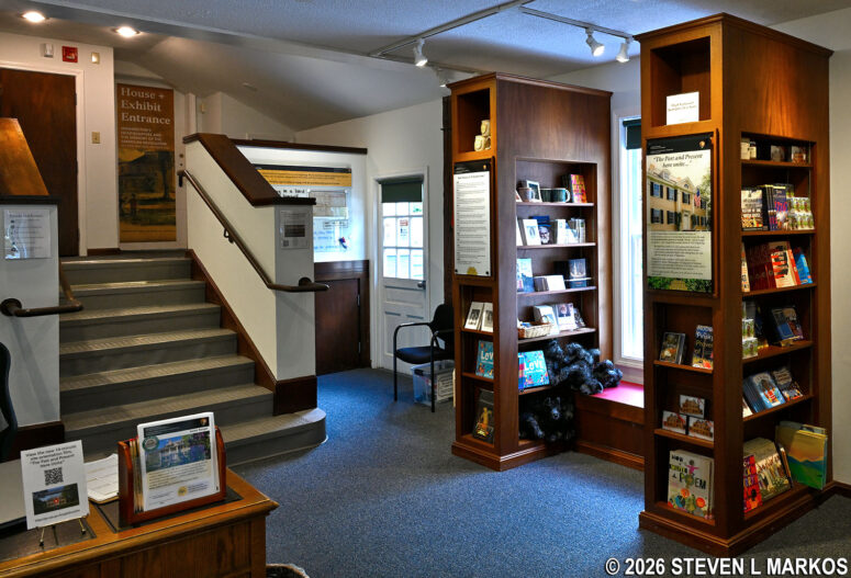 Interior of the Visitor Center at Longfellow House – Washington’s Headquarters National Historic Site