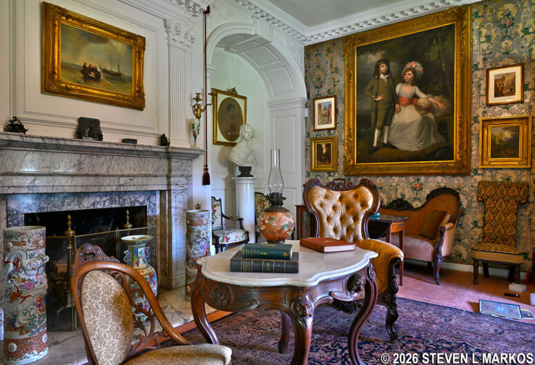 Parlor of the Longfellow House in Cambridge, Massachusetts, Longfellow House – Washington’s Headquarters National Historic Site