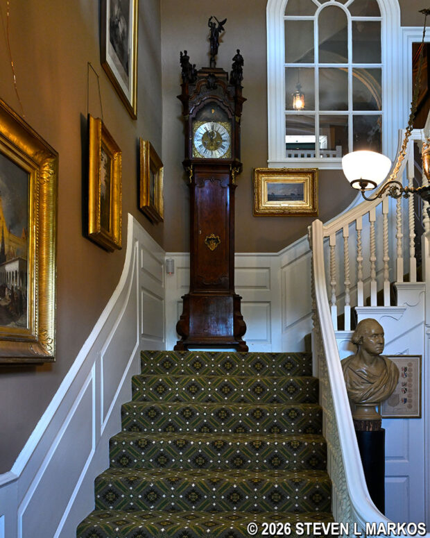 Original entrance foyer of the Longfellow House in Cambridge, Massachusetts, Longfellow House – Washington’s Headquarters National Historic Site