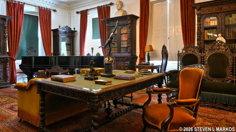 Library at the Longfellow House in Cambridge, Massachusetts, Longfellow House – Washington’s Headquarters National Historic Site