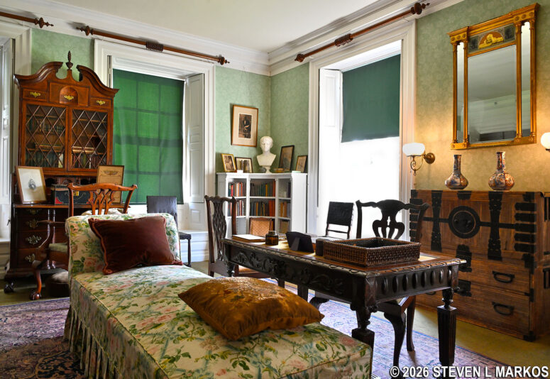 Alice Longfellow's Study in the Longfellow House in Cambridge, Massachusetts, Longfellow House – Washington’s Headquarters National Historic Site
