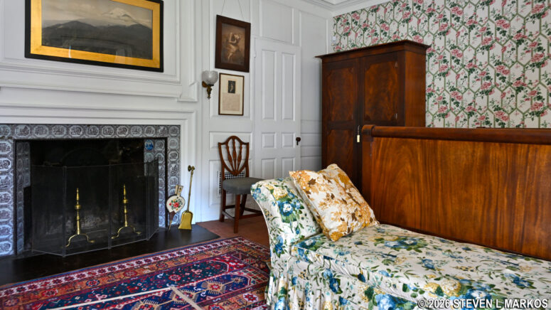 Alice Longfellow's bedroom in the Longfellow House in Cambridge, Massachusetts, Longfellow House – Washington’s Headquarters National Historic Site