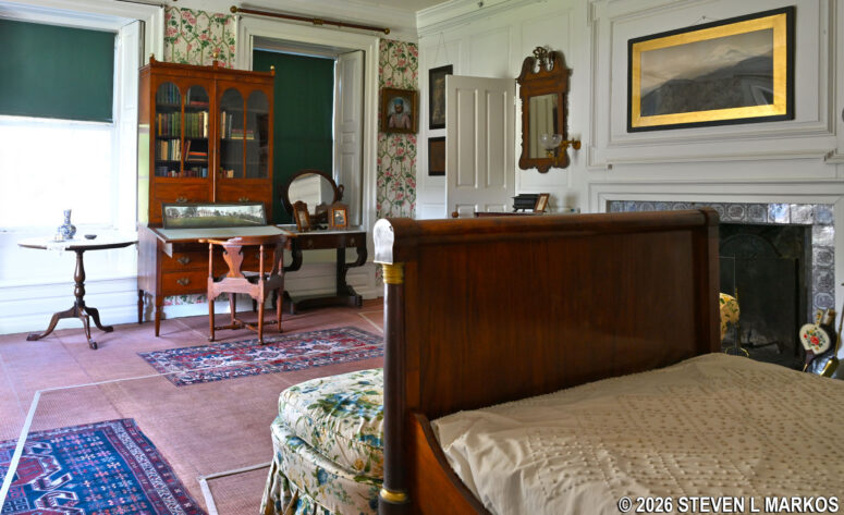 Alice Longfellow's bedroom in the Longfellow House in Cambridge, Massachusetts, Longfellow House – Washington’s Headquarters National Historic Site
