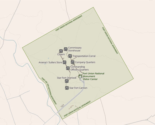 Fort Union Park Map (click to enlarge)