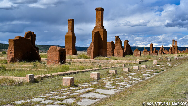 Ruins of the Officers' Quarters at Fort Union, Fort Union National Monument