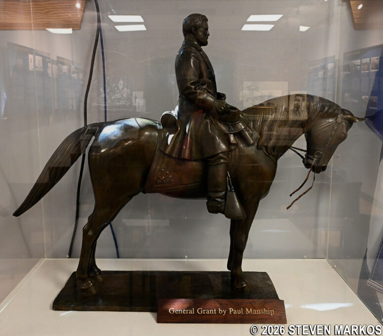Paul Manship’s equestrian model on display at the General Grant National Memorial Visitor Center